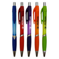 Union Printed "Lucky" Translucent Clicker Pens w/ Colored Trim